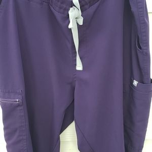 Figs purple pants